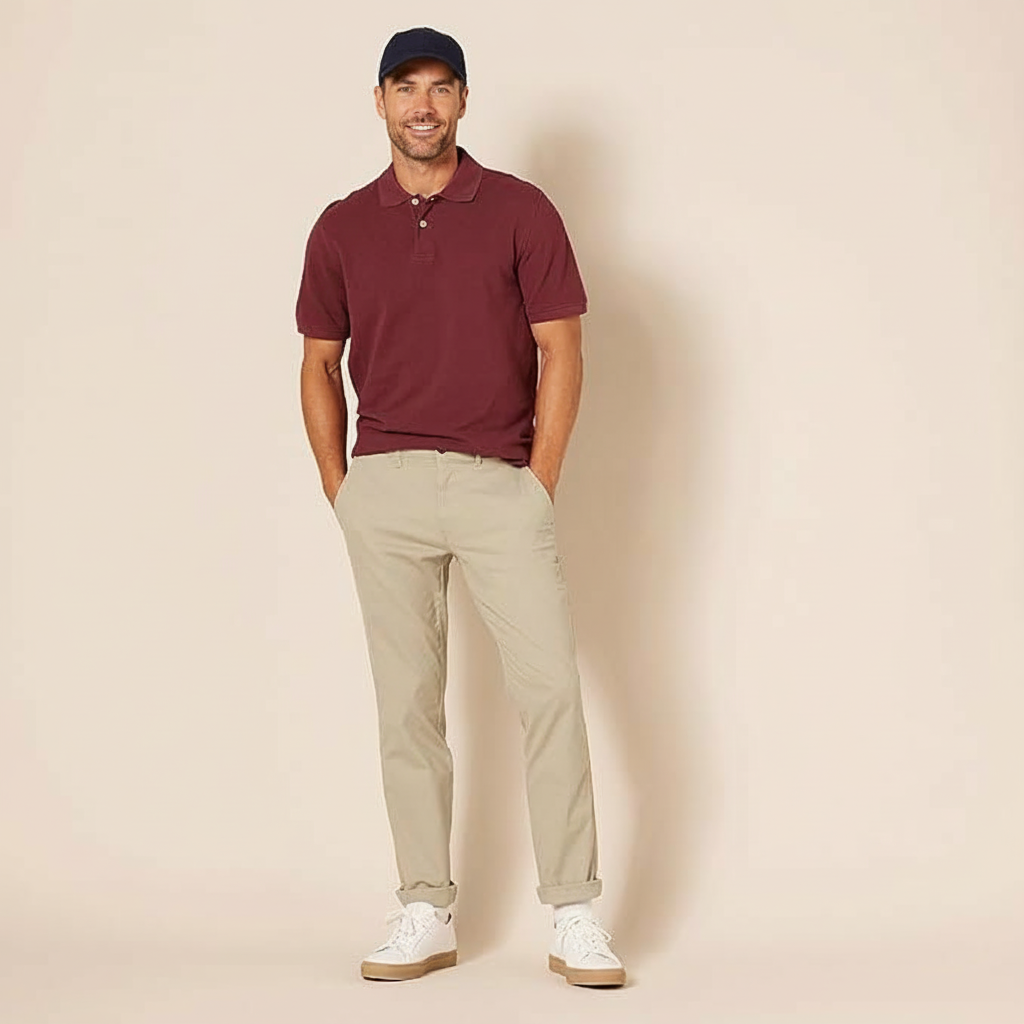 Slim Fit Casual Stretch Chino PantsSlim Fit Casual Stretch Chino Pants - Image 5