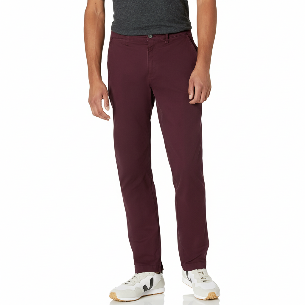 Men's Athletic-Fit Chino PantsAthletic Fit Chino Twill Pants For Men - Image 28