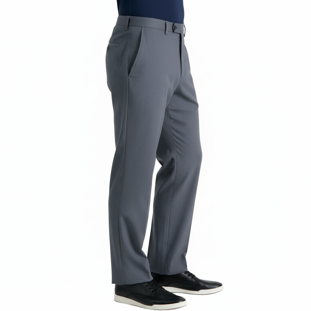 No Iron Flat Front Casual PantsNo Iron Flat Front Casual Pants With Classic Fit - Image 24