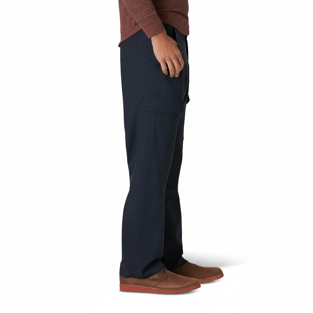 Mens Relaxed Fit Stretch Cargo Pant