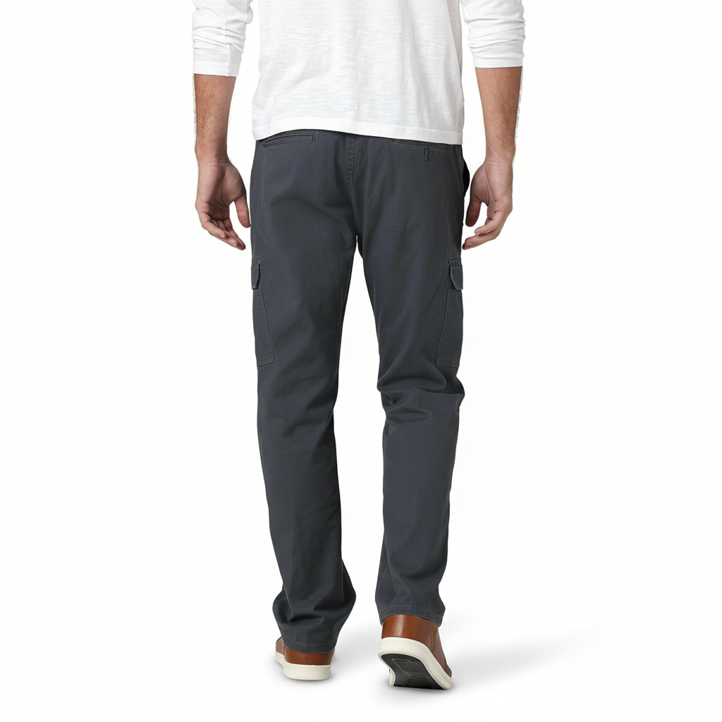 Mens Relaxed Fit Stretch Cargo PantStretch Cargo Pants With Multi Pockets - Image 13