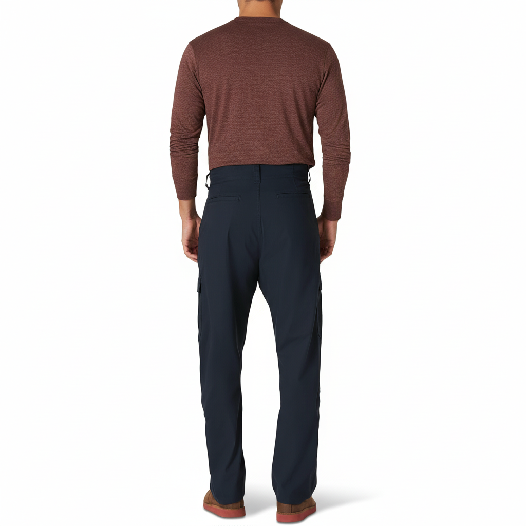 Mens Relaxed Fit Stretch Cargo Pant