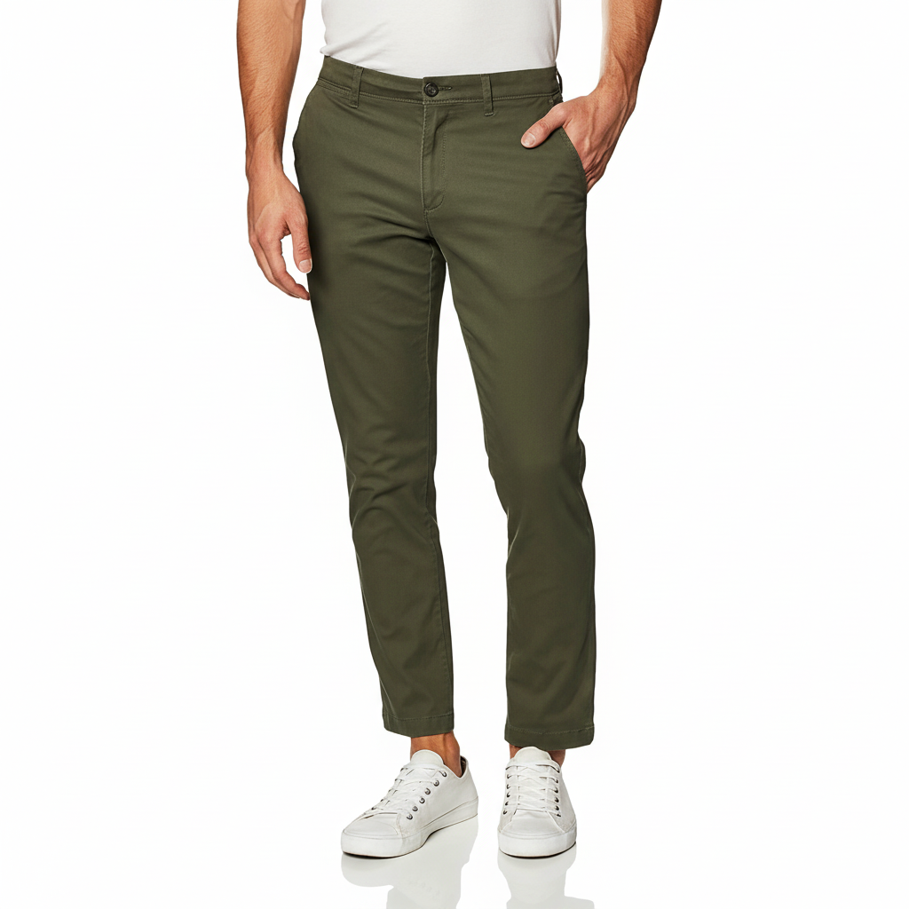 Slim Fit Casual Stretch Chino PantsSlim Fit Casual Stretch Chino Pants - Image 21