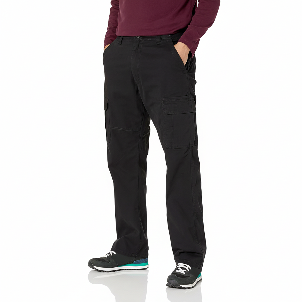 Mens Relaxed Fit Stretch Cargo Pant