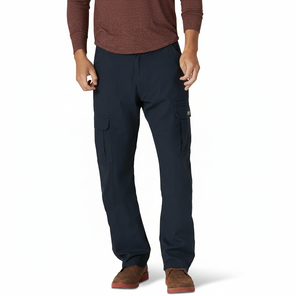 Mens Relaxed Fit Stretch Cargo Pant