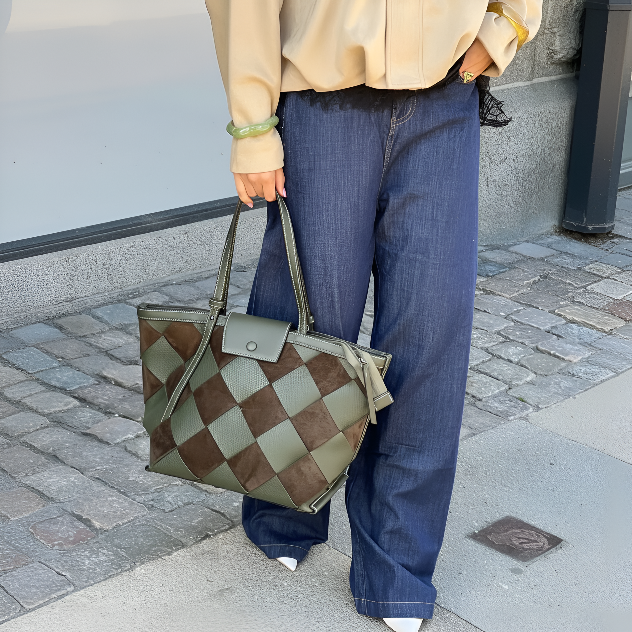 Women Casual Denim Pants Trendy High Waist Stretch Jeans