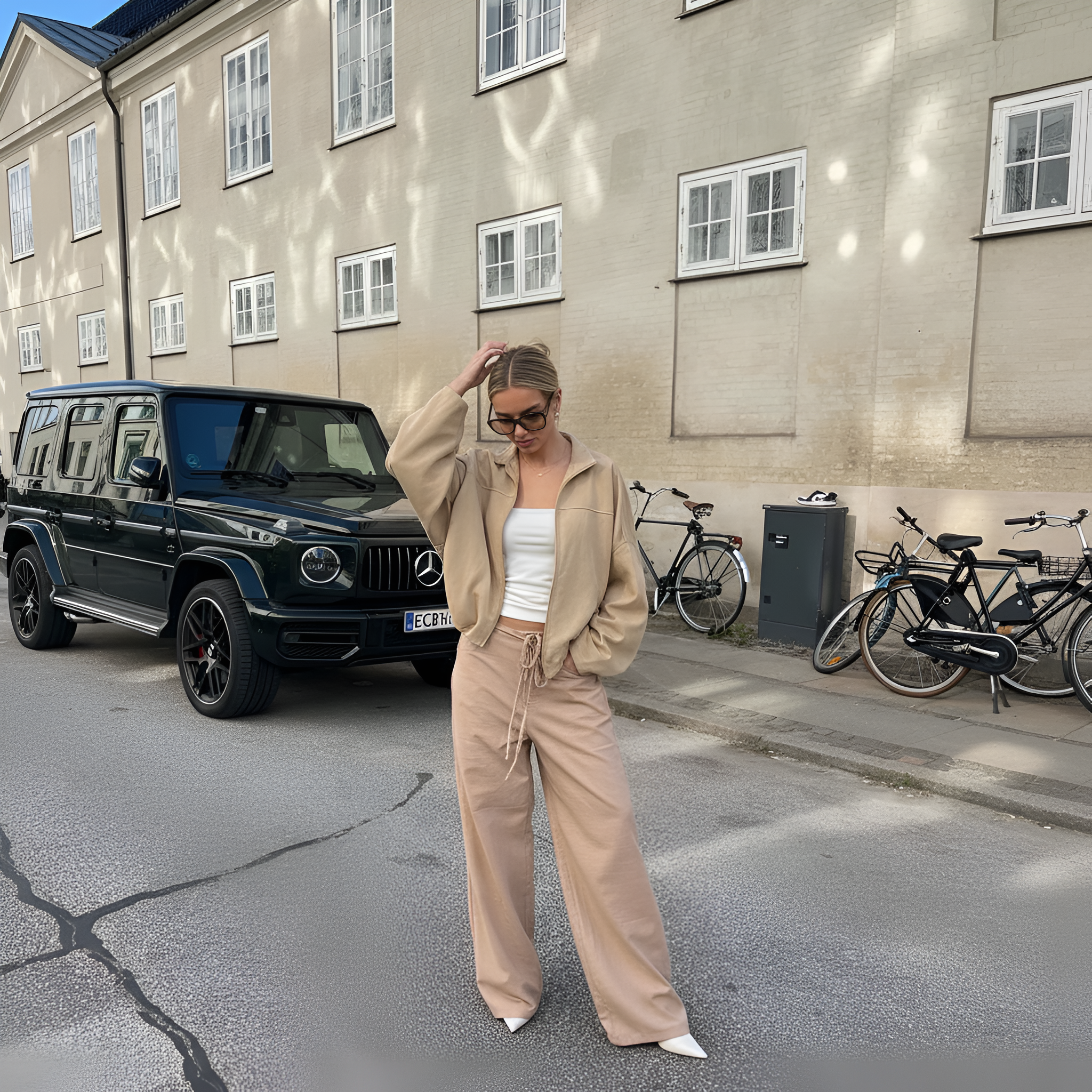 Women Casual Denim Pants Trendy High Waist Stretch Jeans