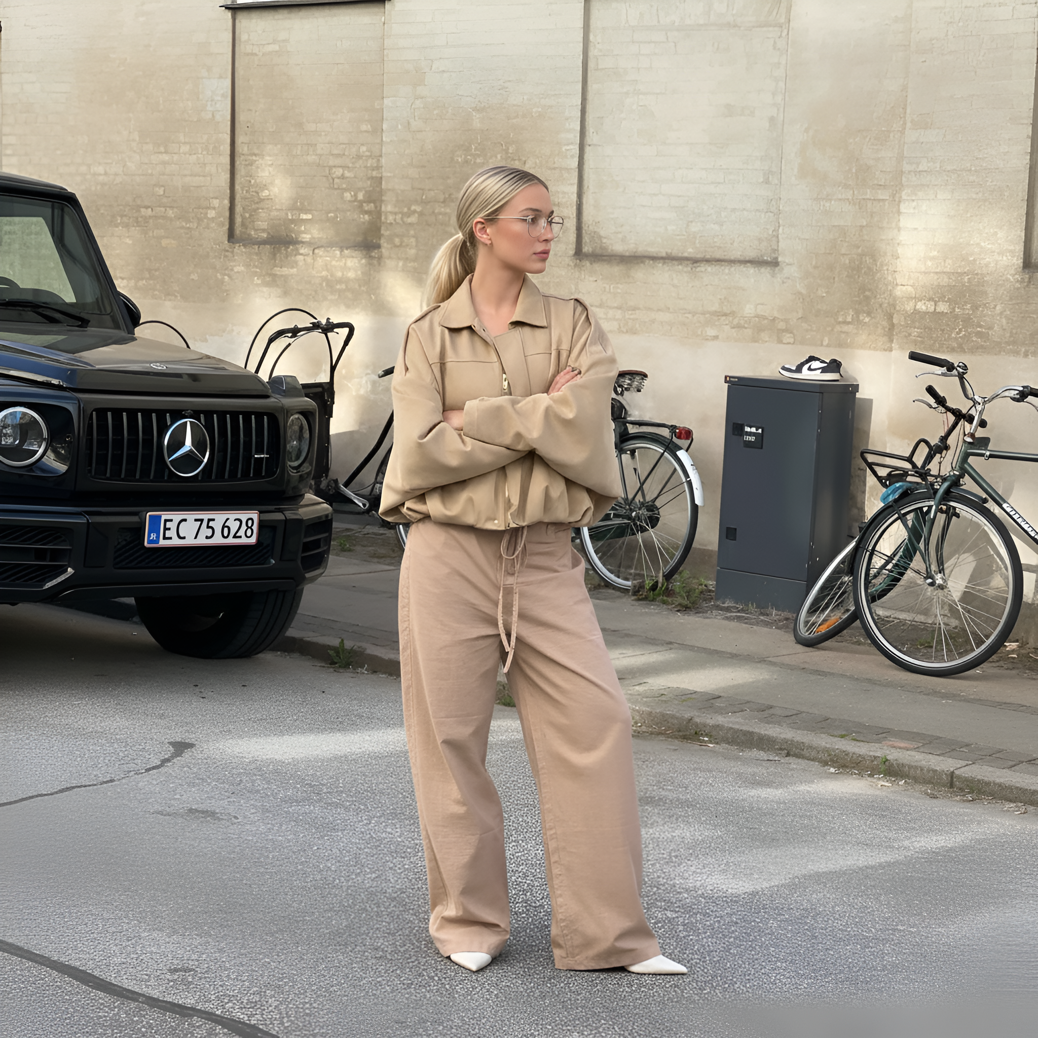 Women Casual Denim Pants Trendy High Waist Stretch JeansCasual Denim Baggy Pants With Stretch Fit - Image 23