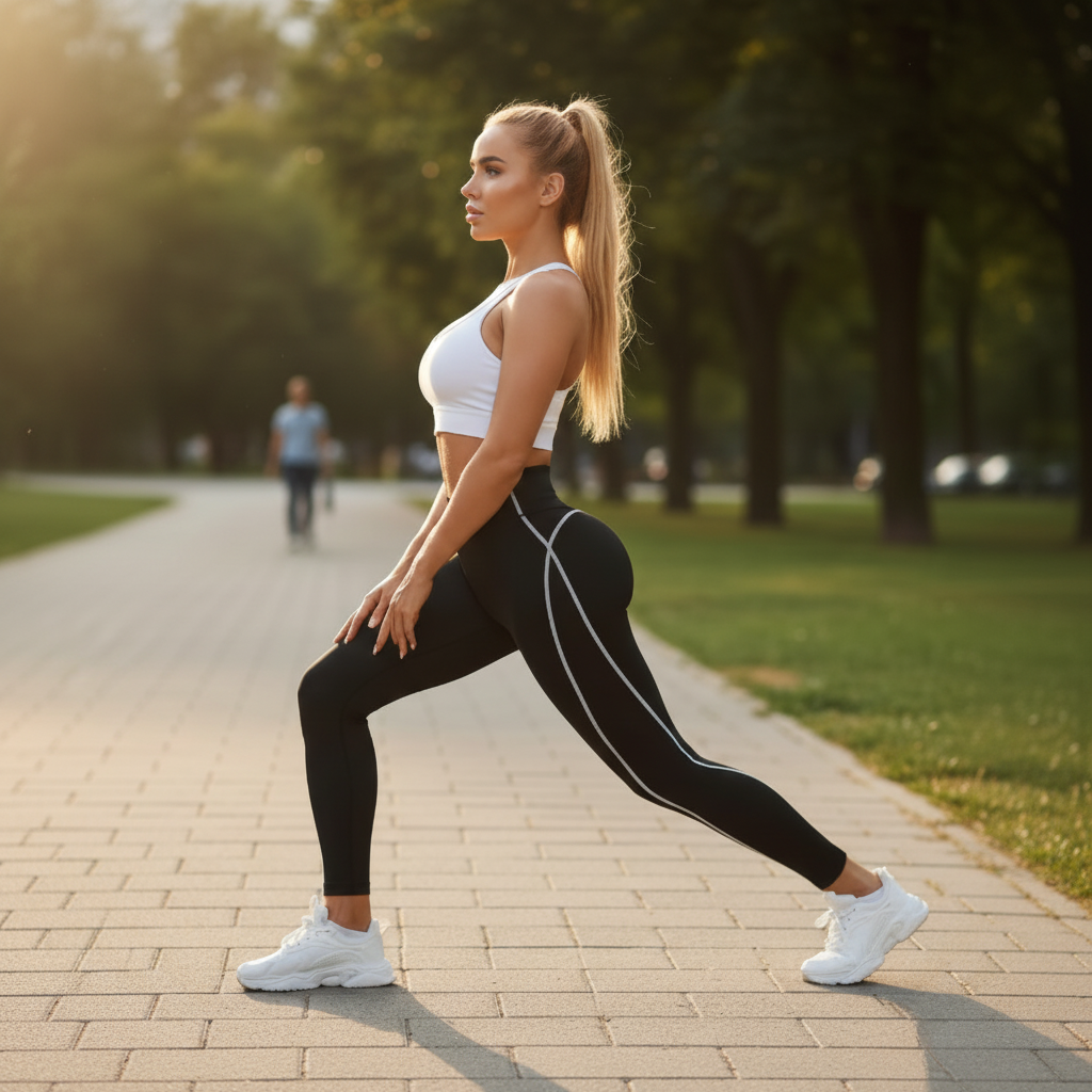 High Rise Athletic Stretch Workout Leggings