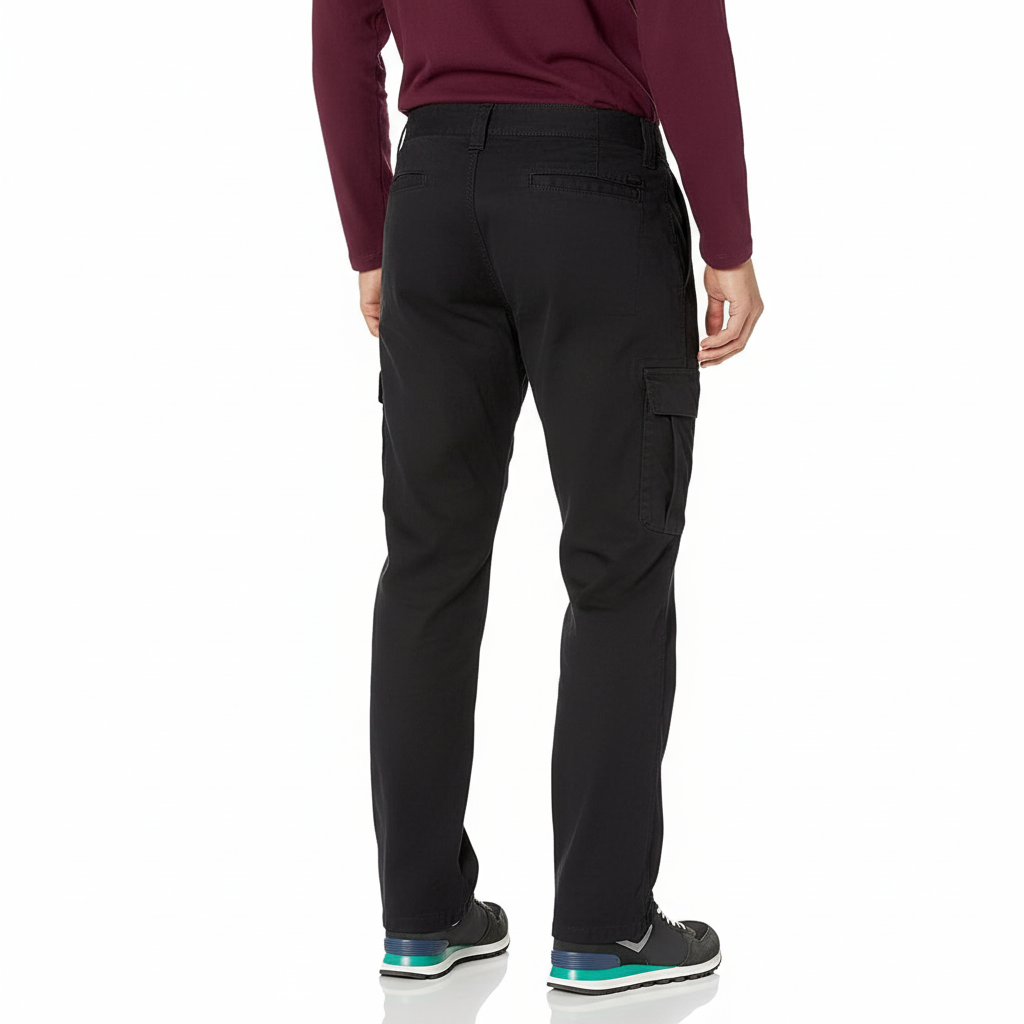 Mens Relaxed Fit Stretch Cargo Pant