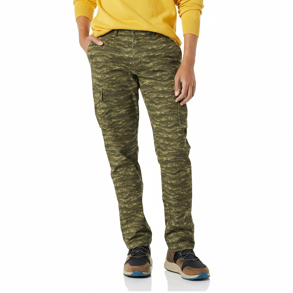 Straight Fit Stretch Cargo Pants for MenStraight Fit Stretch Cargo Pants for Men - Image 47