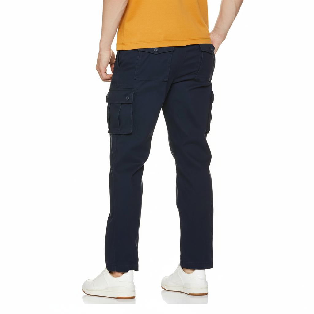 Straight Fit Stretch Cargo Pants for MenStraight Fit Stretch Cargo Pants for Men - Image 22