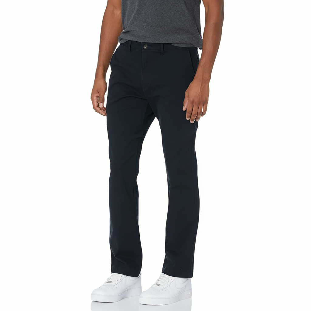 Men's Athletic-Fit Chino PantsAthletic Fit Chino Twill Pants For Men - Image 7