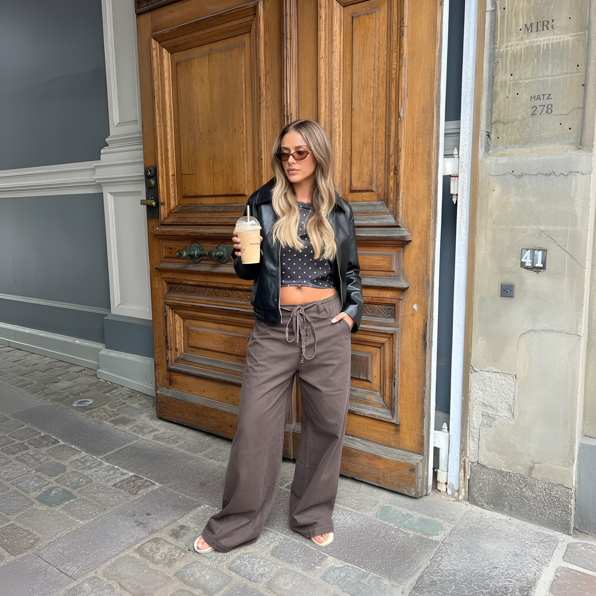 Women Casual Denim Pants Trendy High Waist Stretch JeansCasual Denim Baggy Pants With Stretch Fit - Image 16