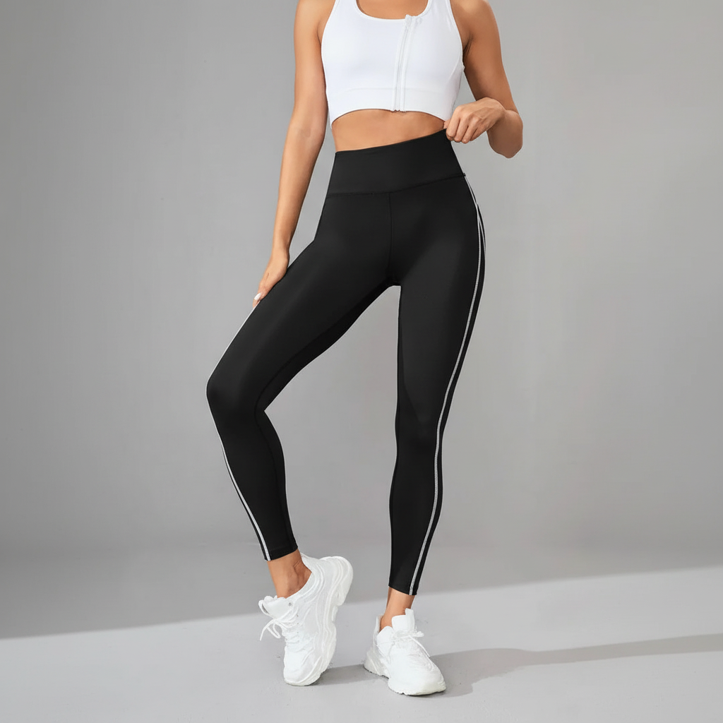 High Rise Athletic Stretch Workout Leggings