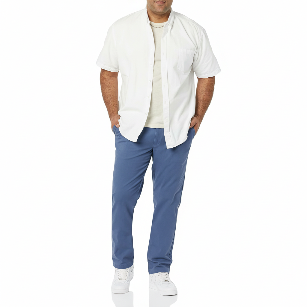 Classic Fit Casual Stretch Chino PantsClassic Fit Casual Stretch Chino Pants - Image 36