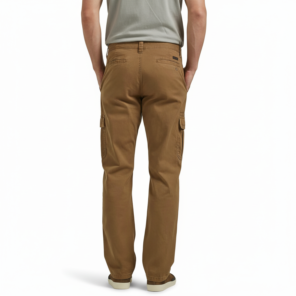 Mens Relaxed Fit Stretch Cargo Pant