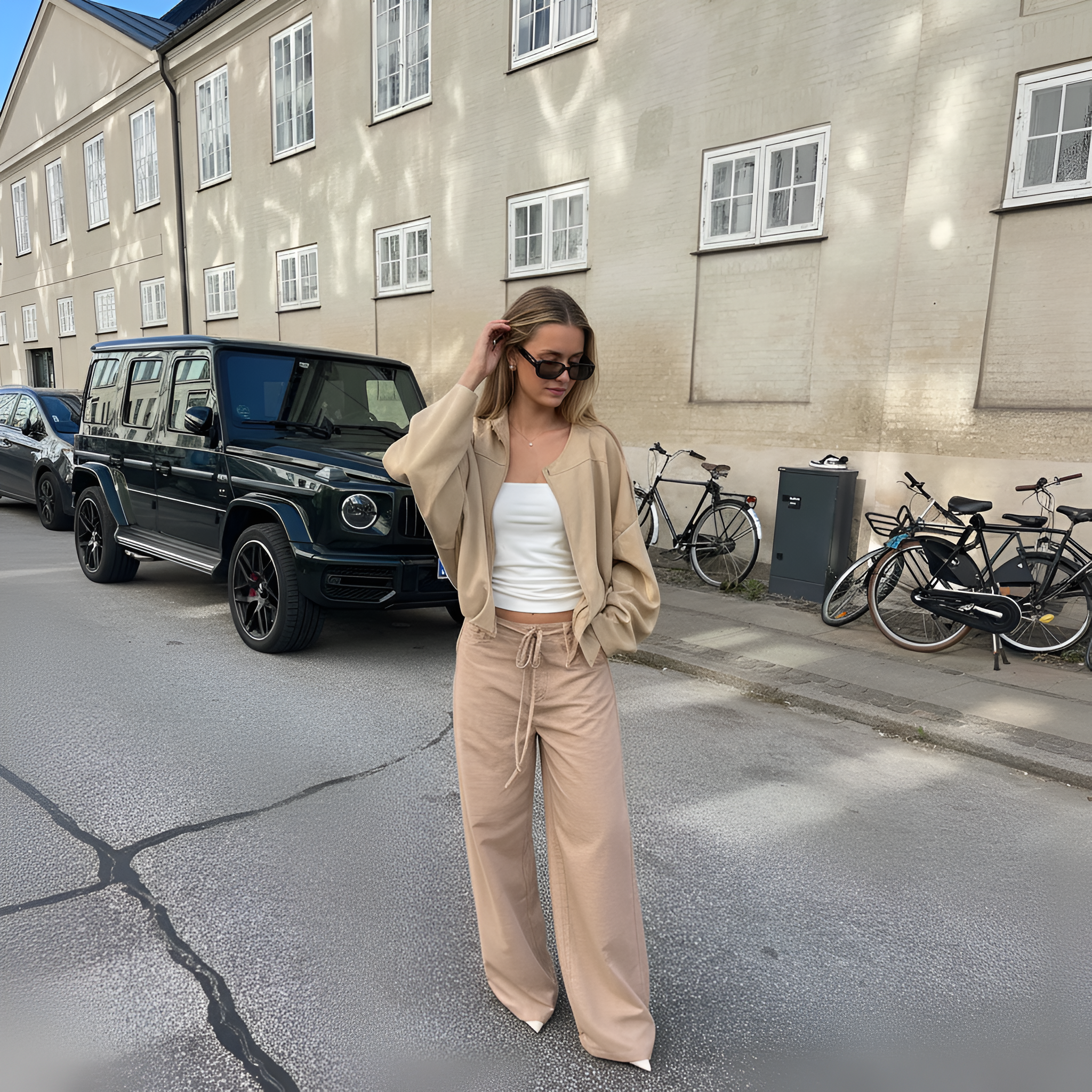 Women Casual Denim Pants Trendy High Waist Stretch JeansCasual Denim Baggy Pants With Stretch Fit - Image 24