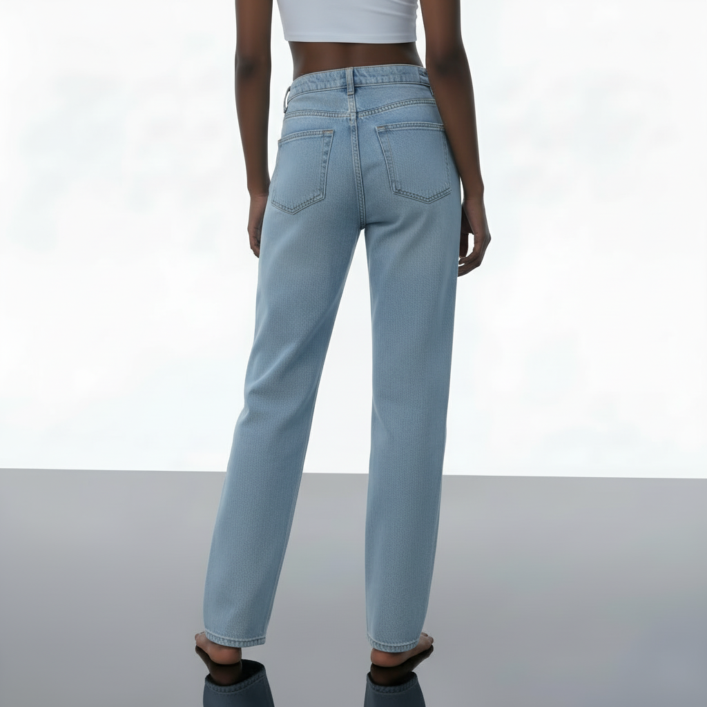 High Rise Cutout Jeans