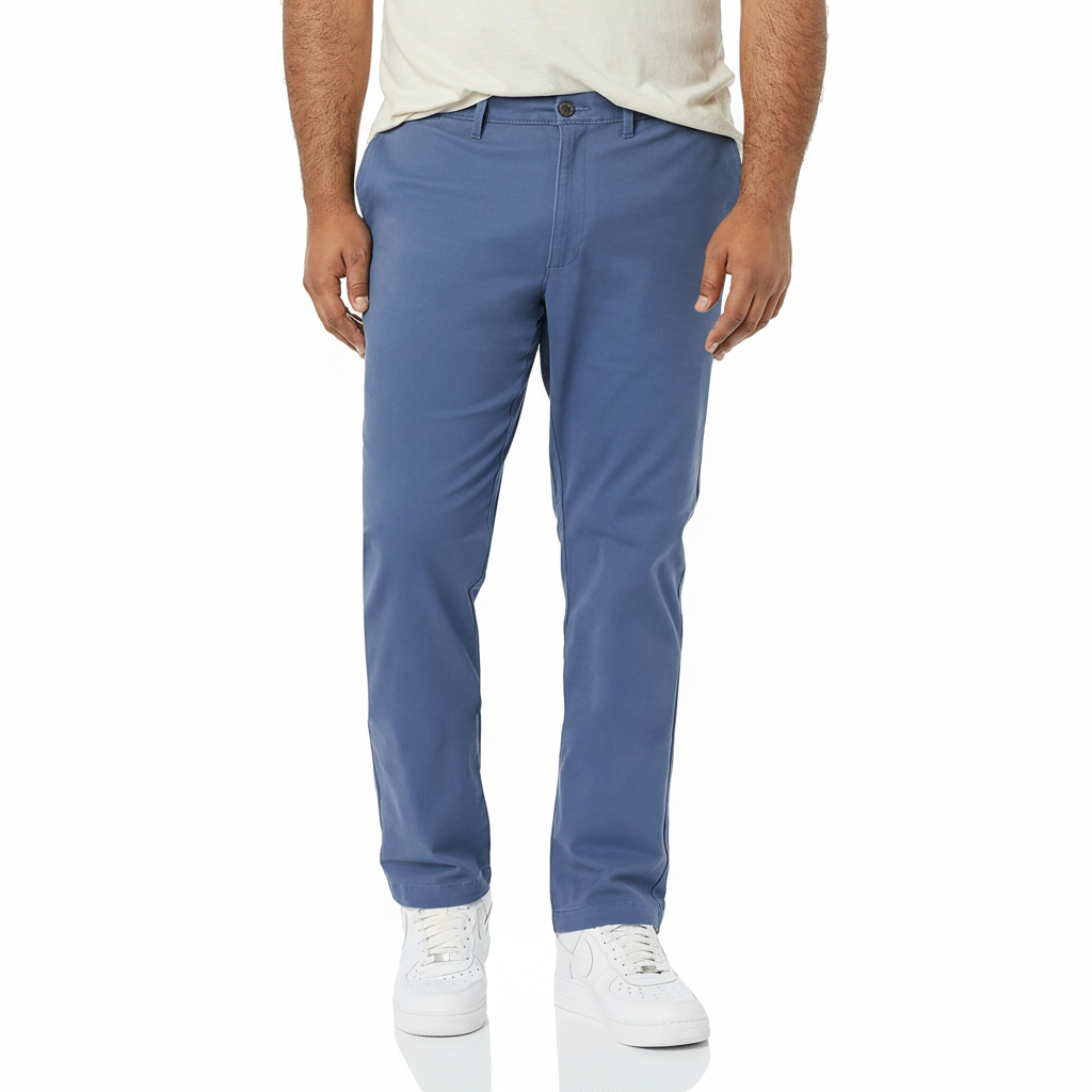 Classic Fit Casual Stretch Chino PantsClassic Fit Casual Stretch Chino Pants - Image 34