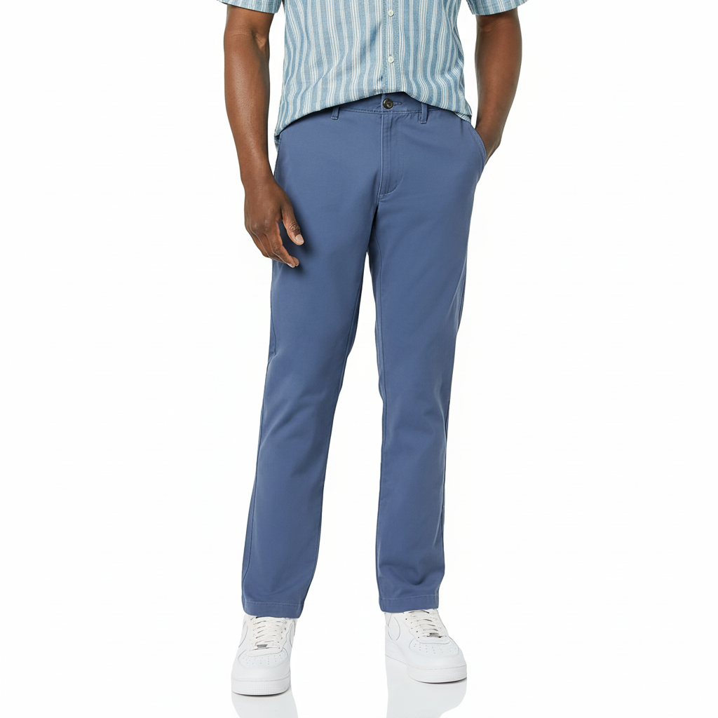 Men's Athletic-Fit Chino PantsAthletic Fit Chino Twill Pants For Men - Image 14