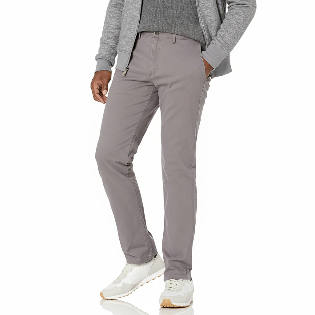 Slim Fit Casual Stretch Chino PantsSlim Fit Casual Stretch Chino Pants - Image 36