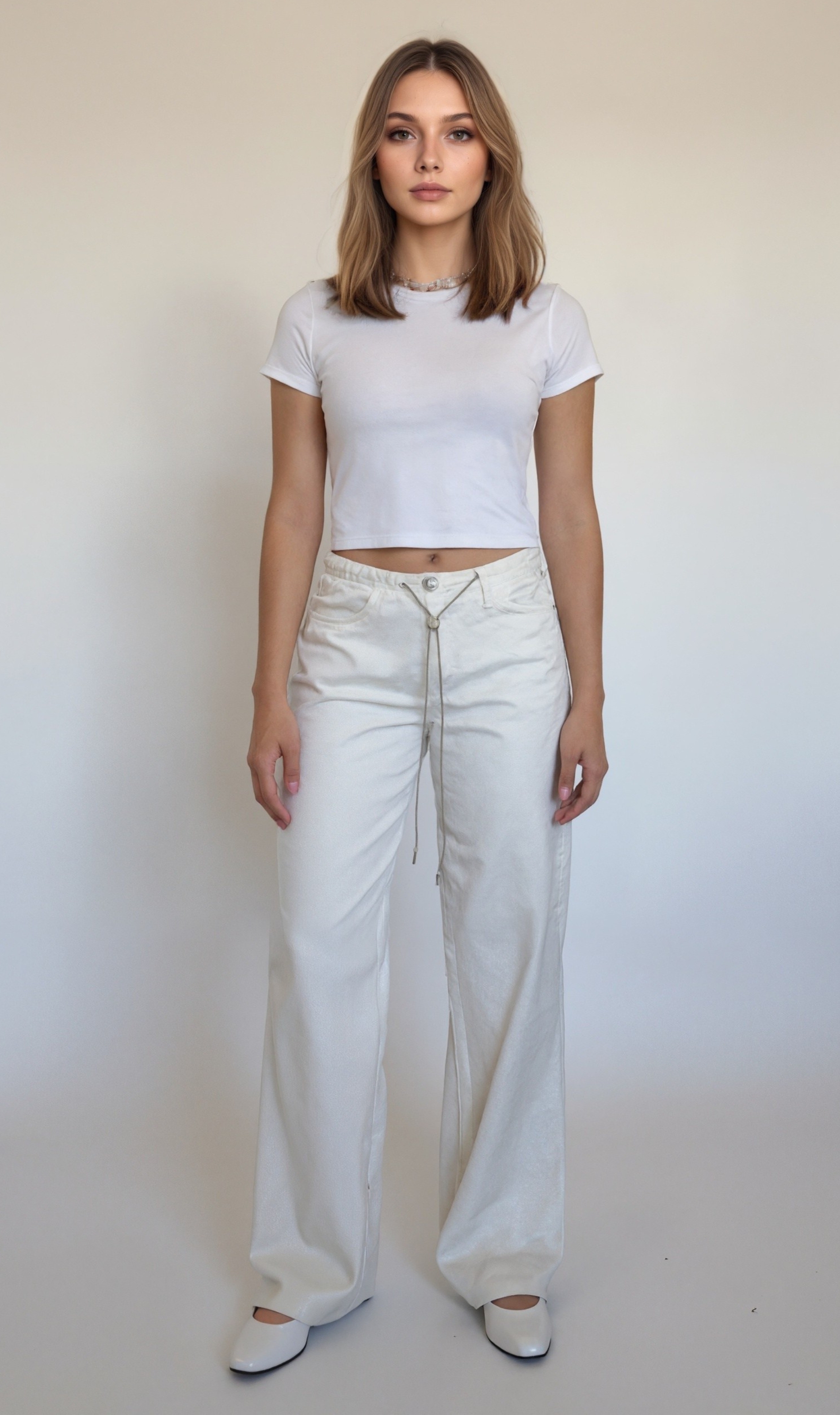 Wide Low Rise Denim JeansWide Low Rise Denim Jeans - Image 3