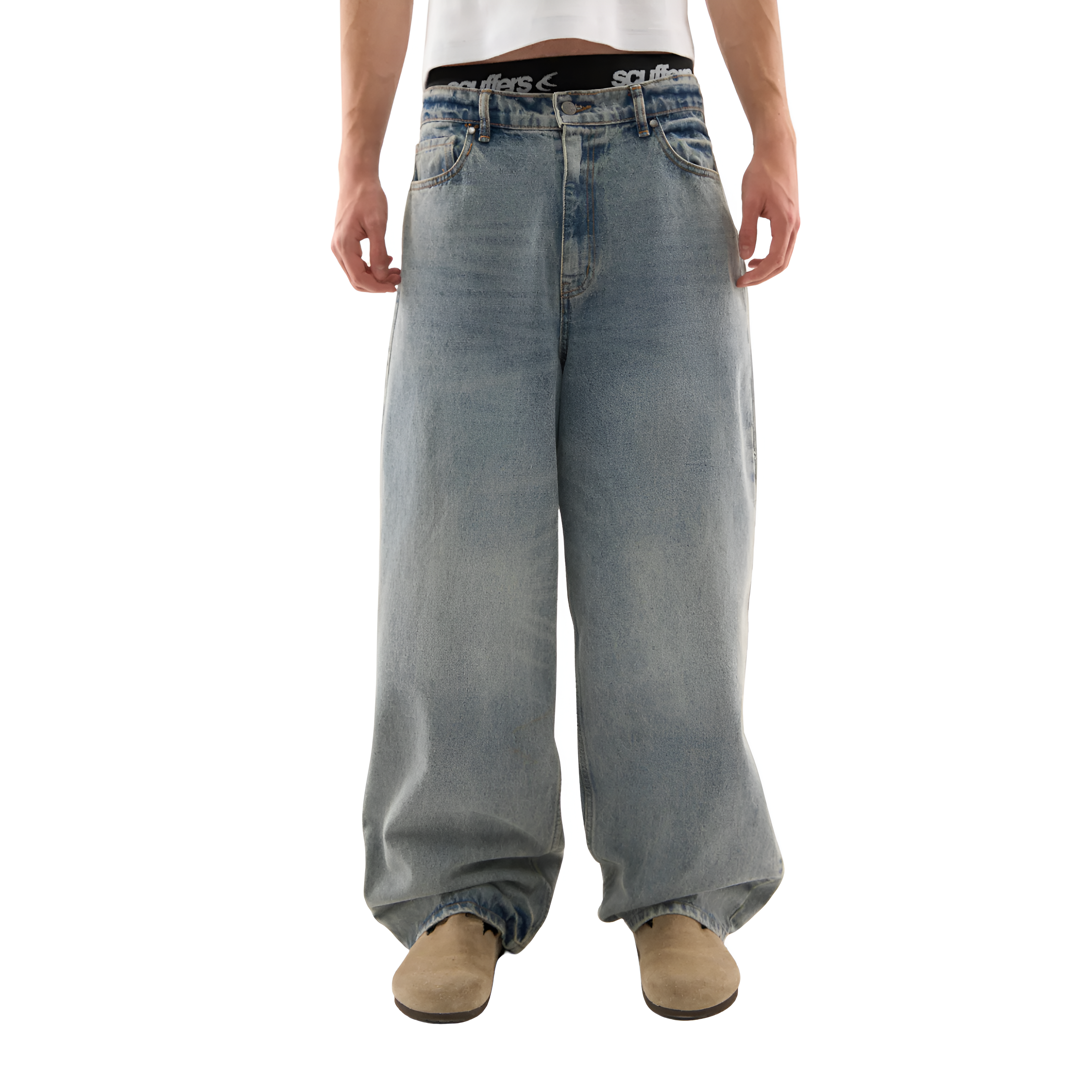 Wide Design Stylish Denim With Star Patch Detail-My Comfy PantWide Design Stylish Denim With Star Patch Detail - Image 38