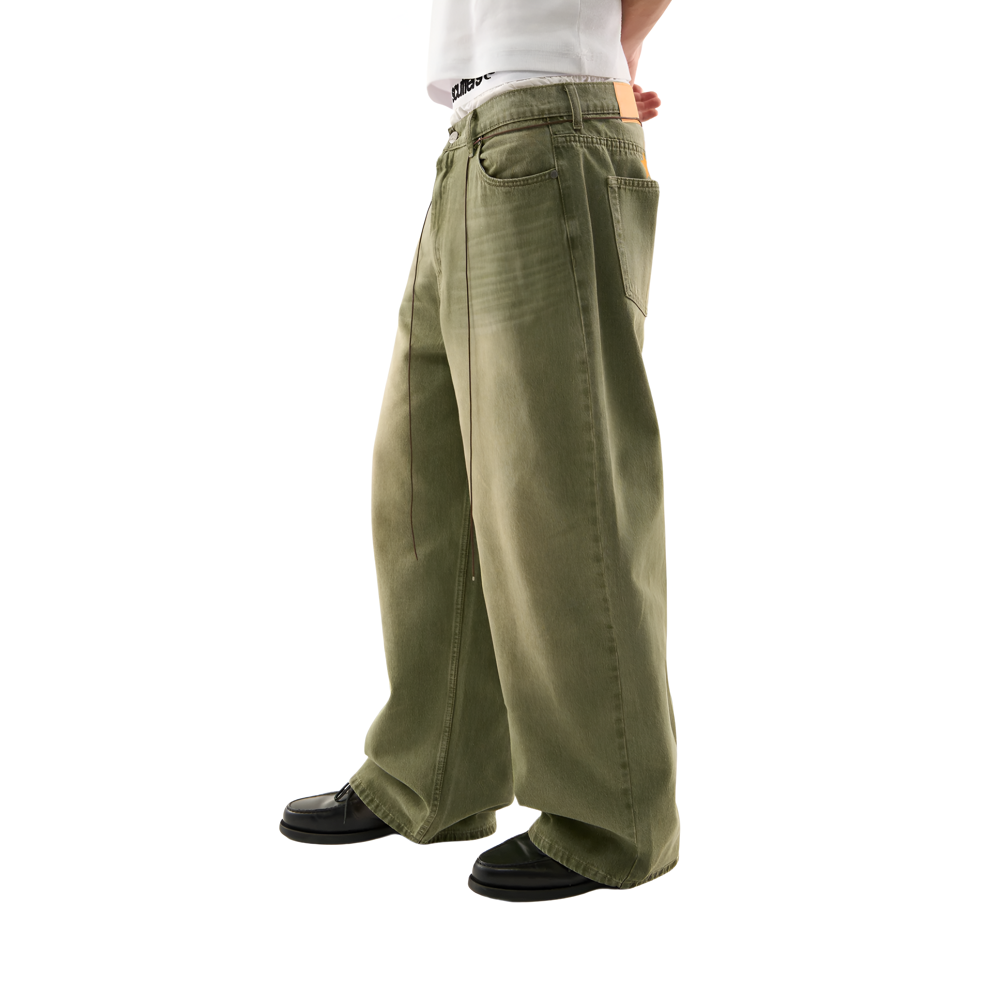 Wide Design Stylish Denim With Star Patch Detail-My Comfy PantWide Design Stylish Denim With Star Patch Detail - Image 30