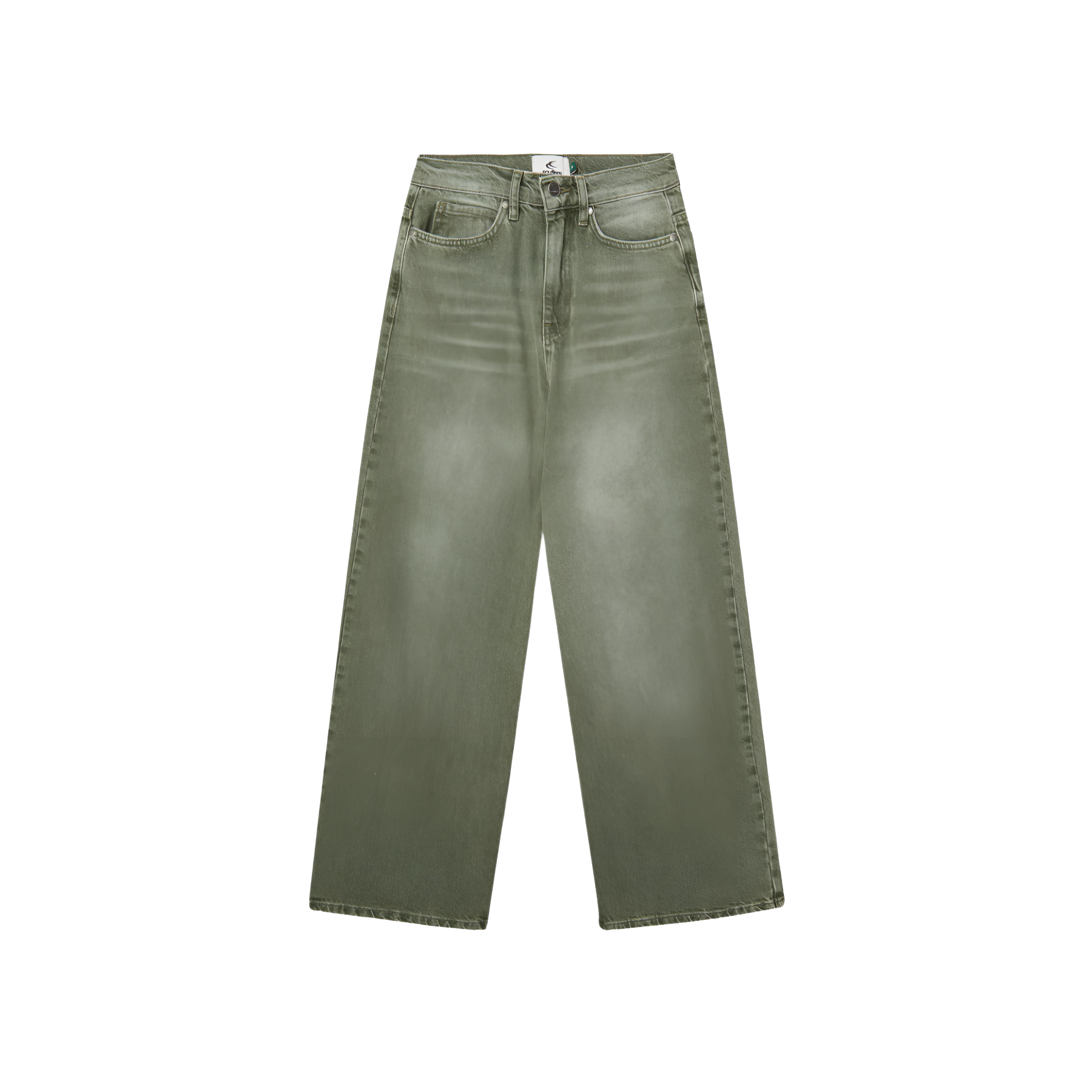 Wide Design Stylish Denim With Star Patch Detail-My Comfy Pant