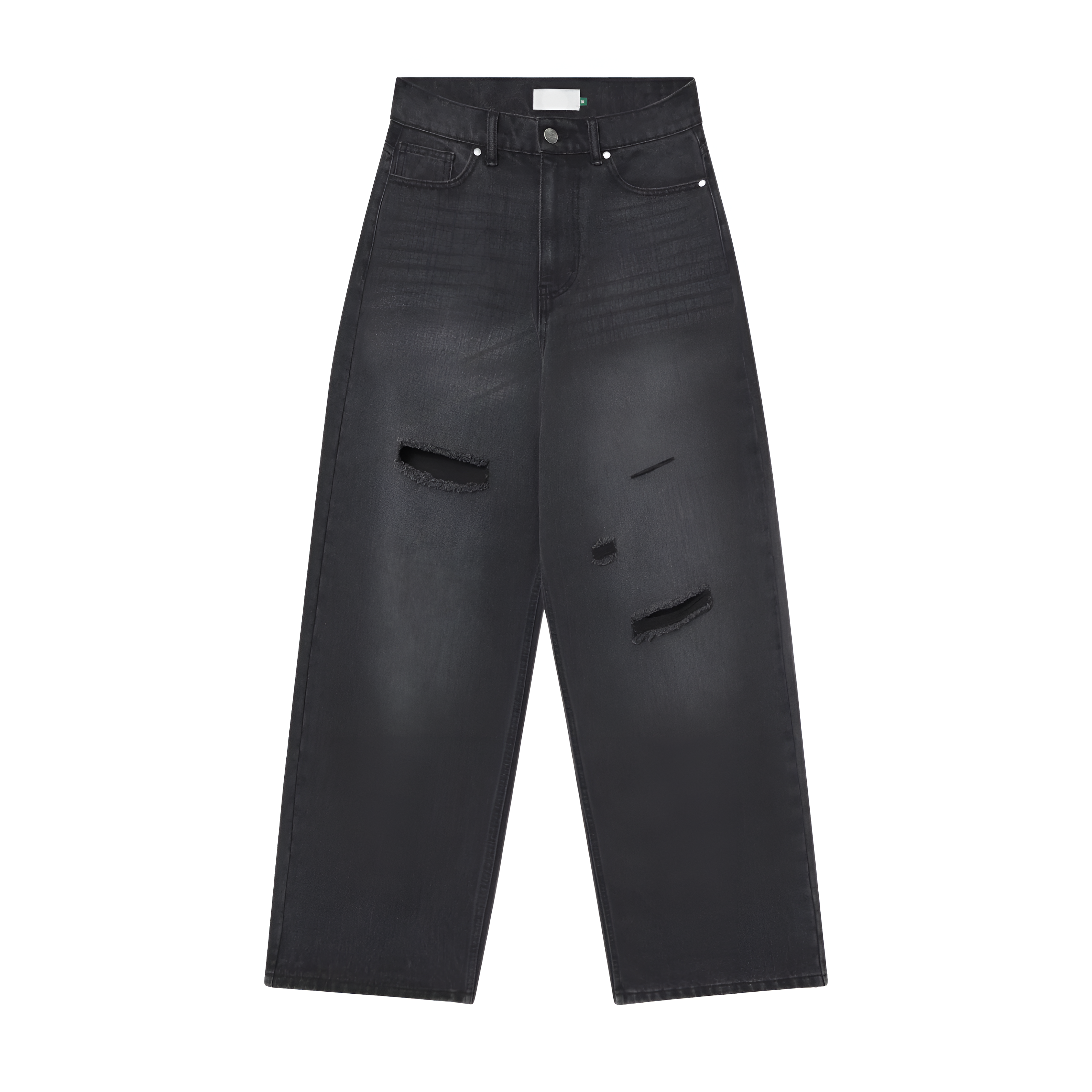 Wide Design Stylish Denim With Star Patch Detail-My Comfy PantWide Design Stylish Denim With Star Patch Detail - Image 8