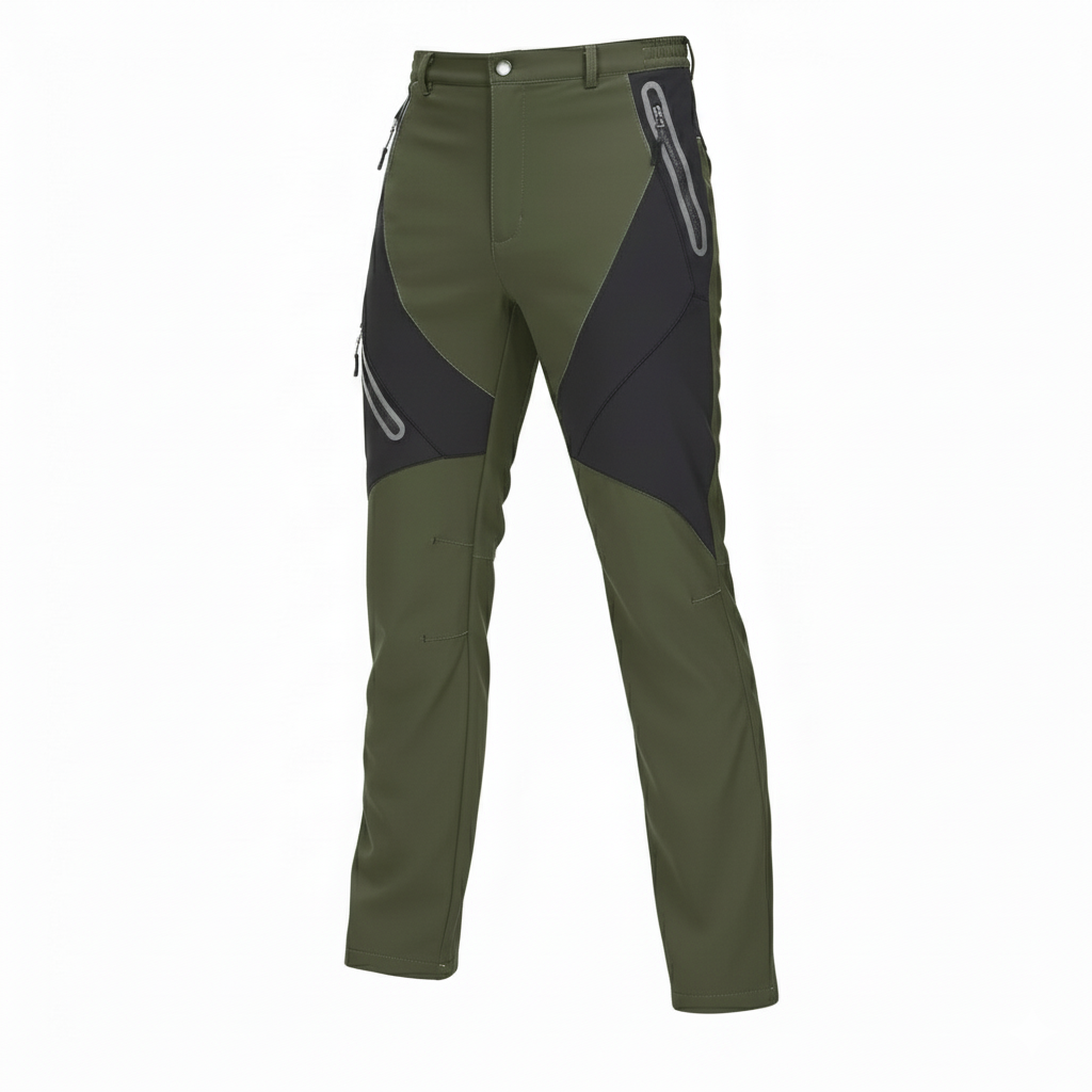 Winter Hiking Pants For Men with Waterproof Fabric and Insulated Layers