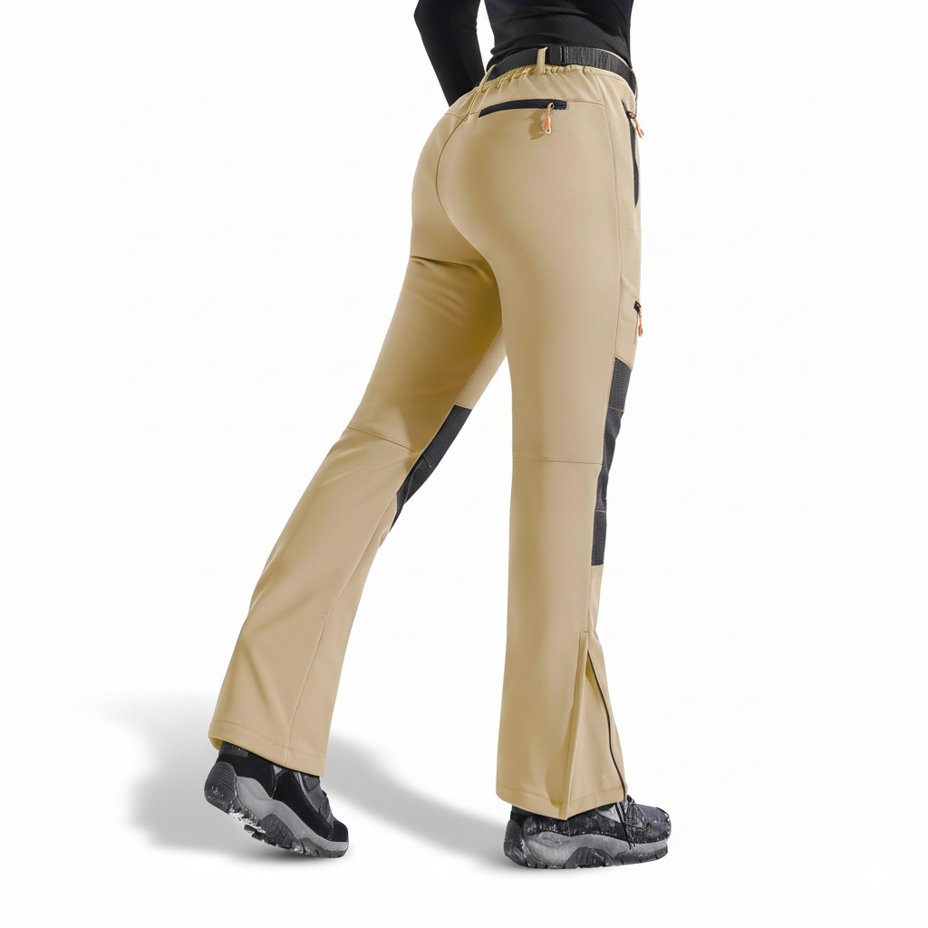 Winter Hiking Pants for Women with Insulated Waterproof Softshell Design