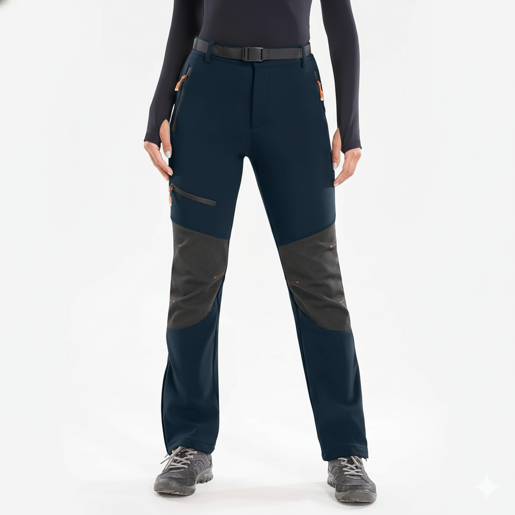 Winter Hiking Pants for Women with Insulated Waterproof Softshell Design