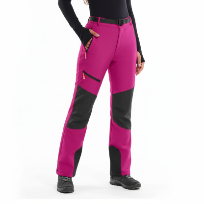 Winter Softshell Ski Pants For Women With Warm Insulation