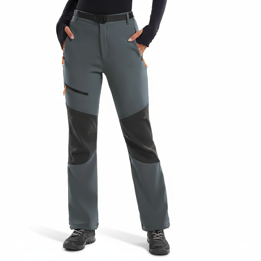 Winter Softshell Ski Pants For Women With Warm InsulationWinter Softshell Ski Pants For Women With Warm Insulation - Image 6