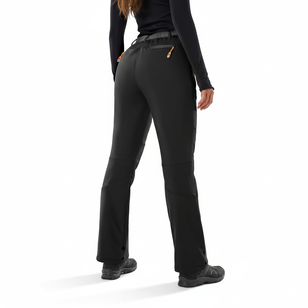 Winter Softshell Ski Pants For Women With Warm InsulationWinter Softshell Ski Pants For Women With Warm Insulation - Image 5