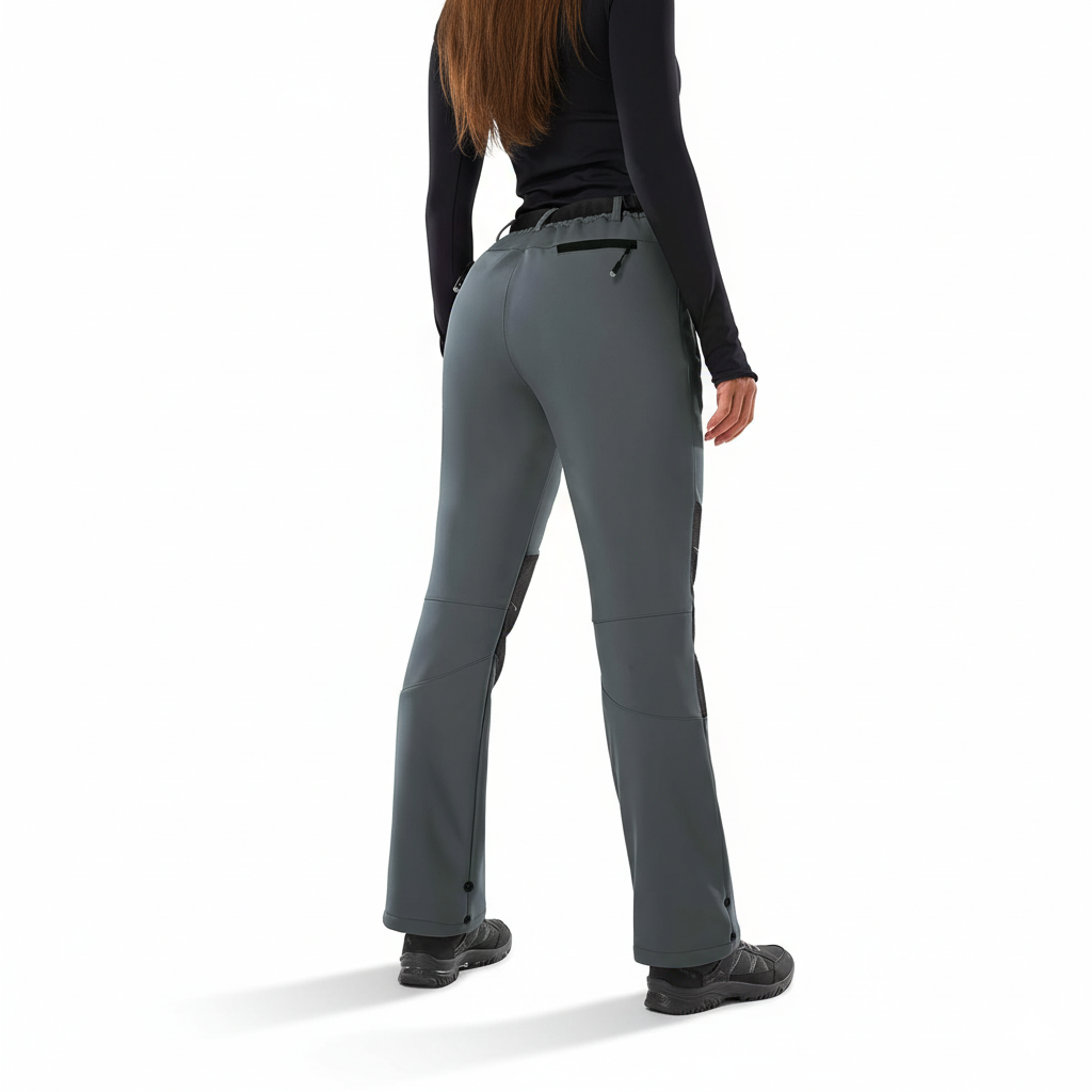 Winter Softshell Ski Pants For Women With Warm InsulationWinter Softshell Ski Pants For Women With Warm Insulation - Image 7