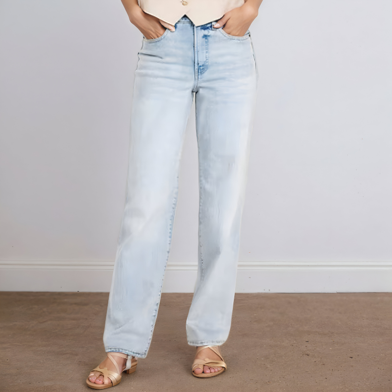 Women's High-Waisted Loose Jeans-My Comfy PantWomen's High-Waisted Loose Jeans - Image 4