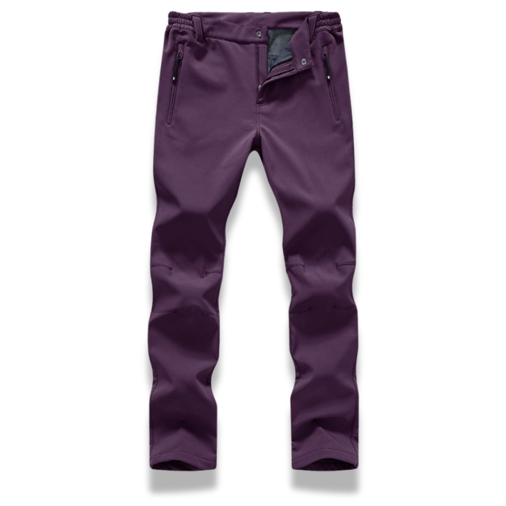 Women Waterproof Fleece Lined Winter Hiking PantsFleece Lined Waterproof Softshell Winter Hiking Pants - Image 14