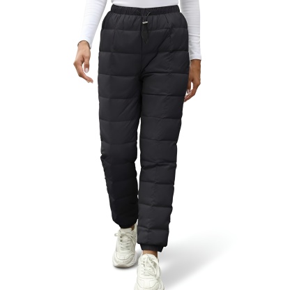 Women Winter Down Trousers With Thermal Insulation