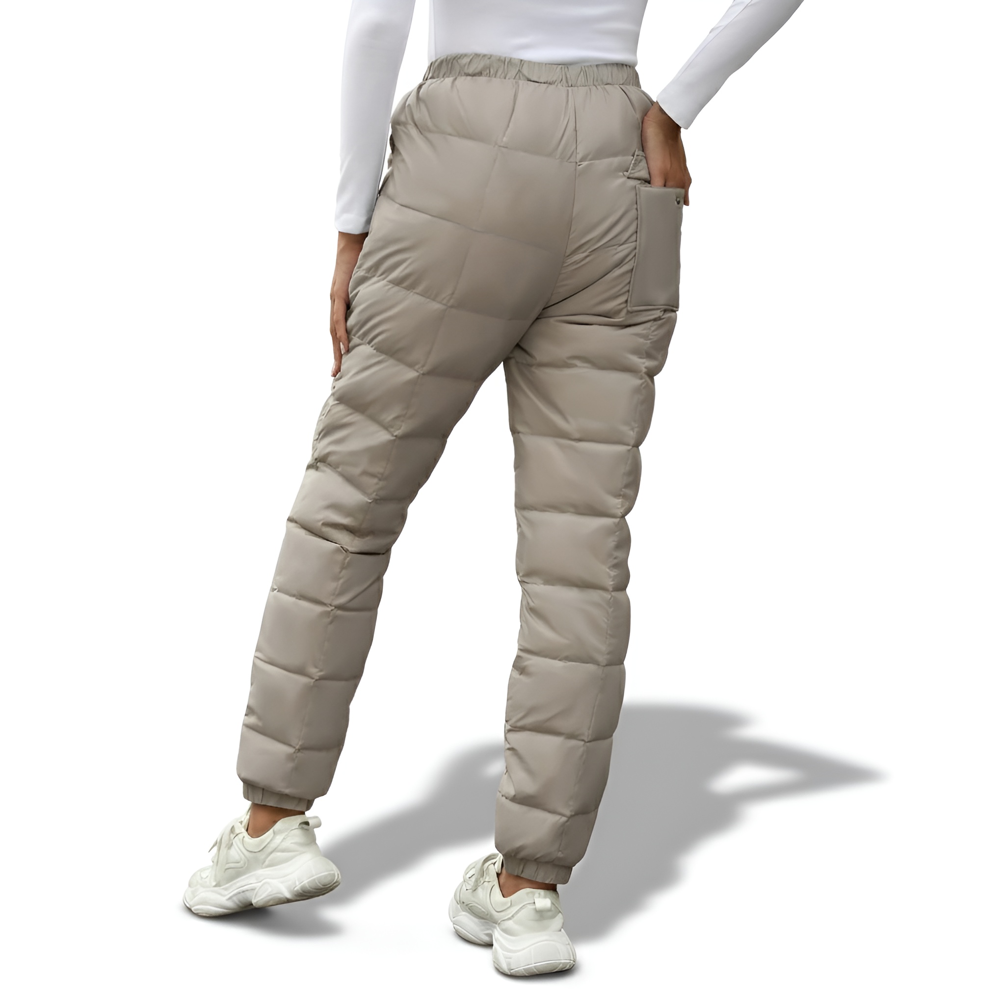 Women Winter Down Trousers With Thermal Insulation