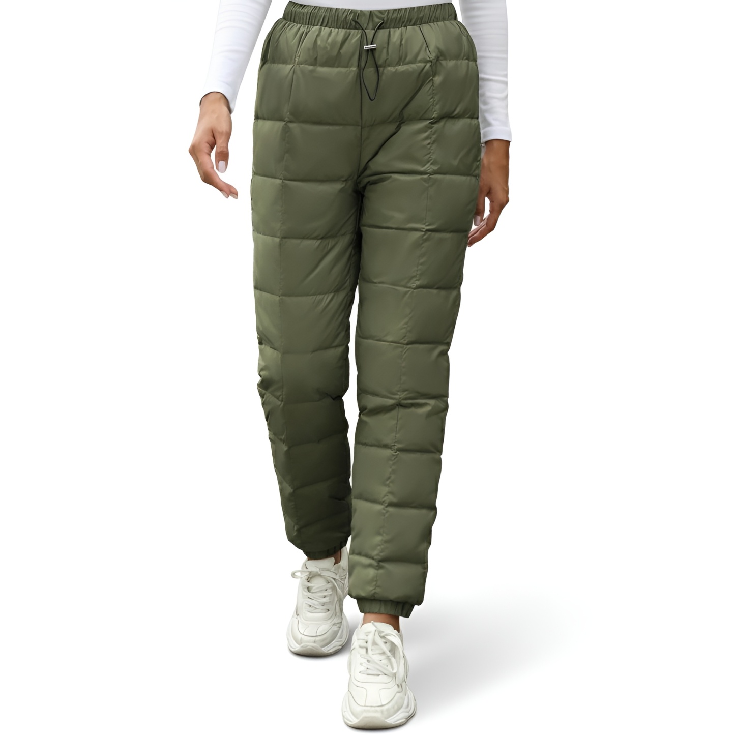 Women Winter Down Trousers With Thermal Insulation
