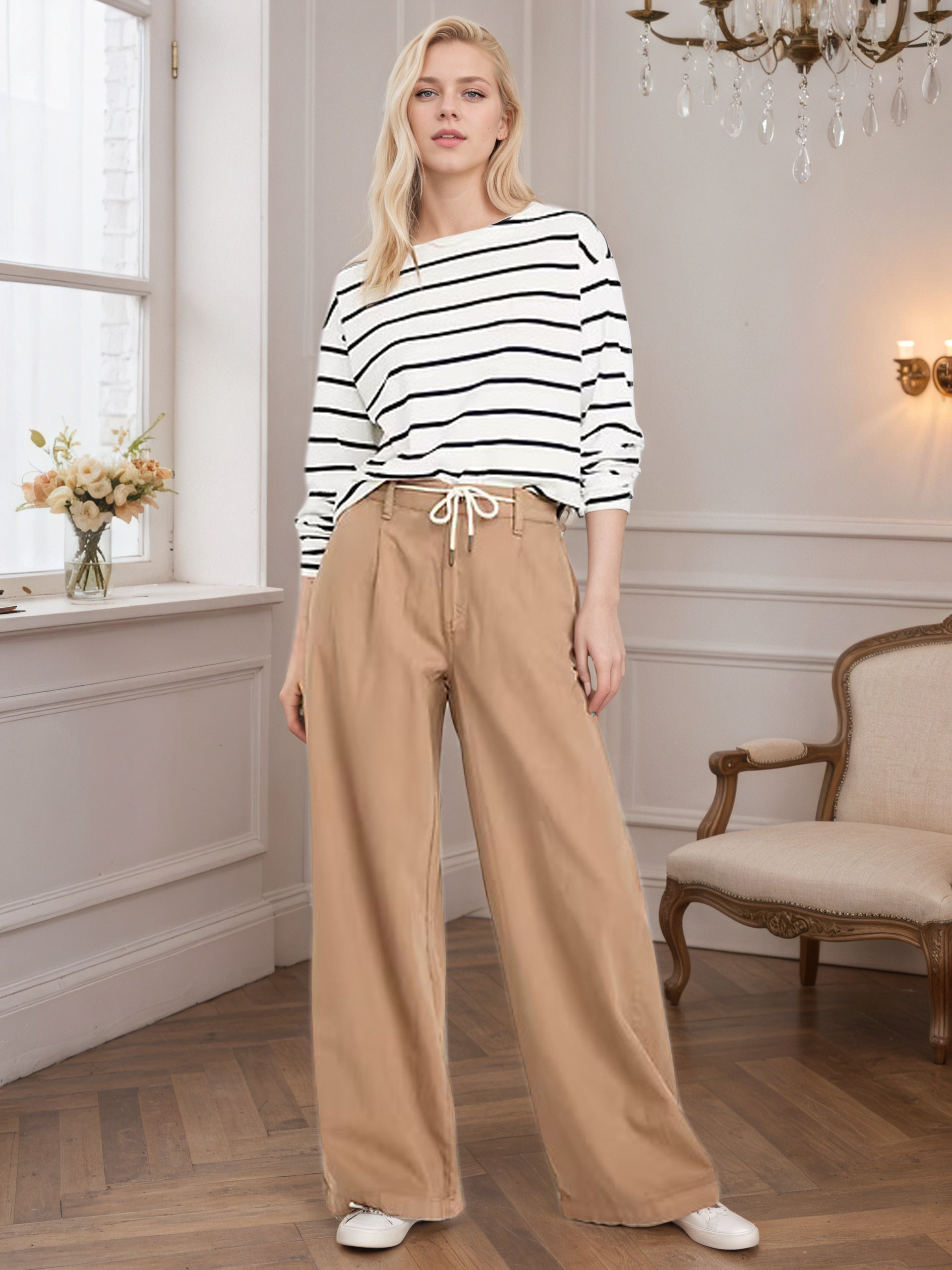 High-Waisted Super Wide-Leg Drapey Pants-My Comfy PantHigh-Waisted Super Wide-Leg Drapey Pants - Image 4