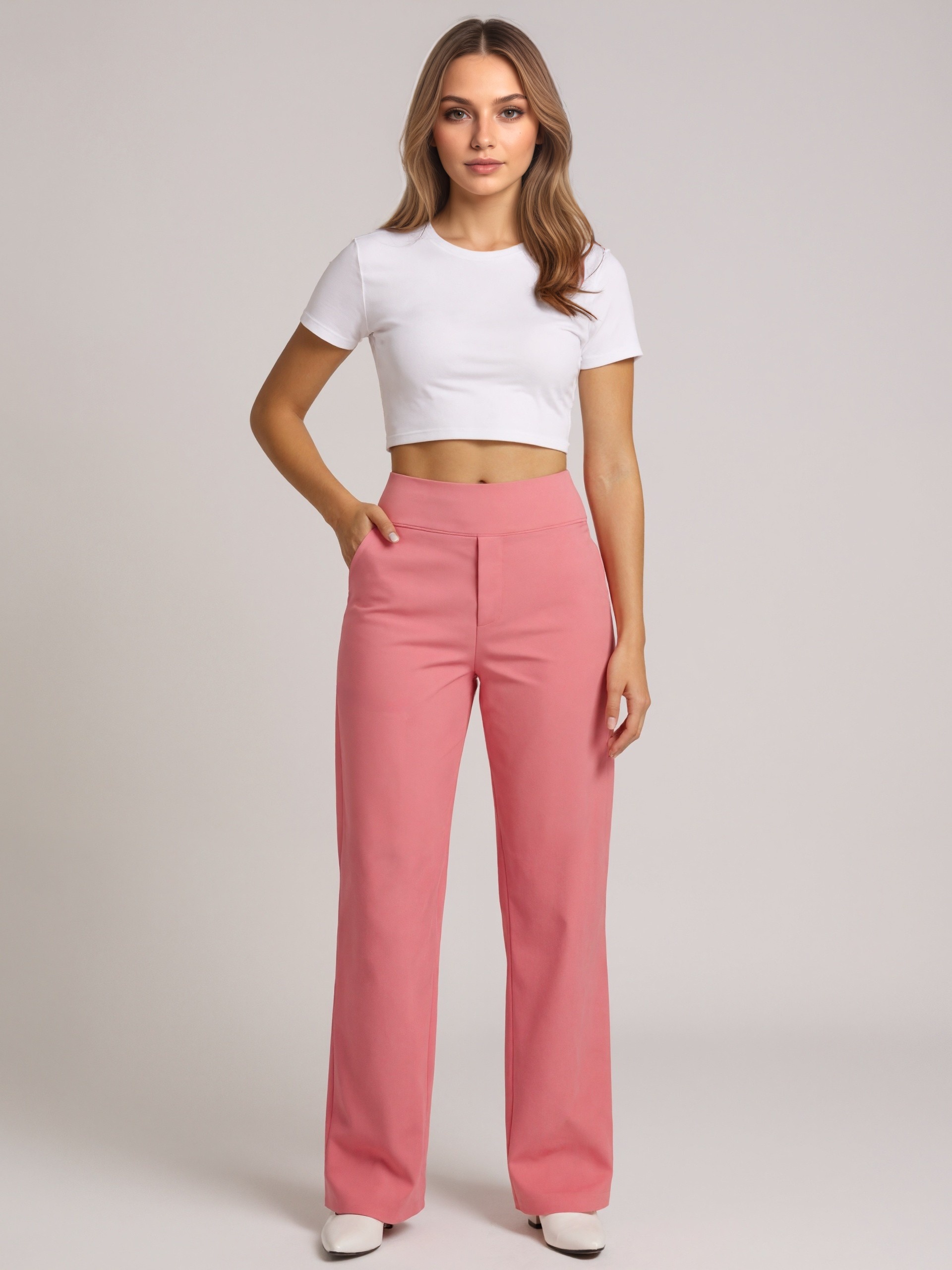 Yoga Pants with Side Pockets Comfort Fit