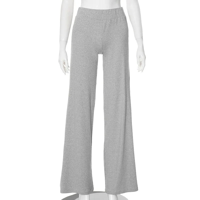 Star Printed Wide Length Lounge Joggers-My Comfy Pant