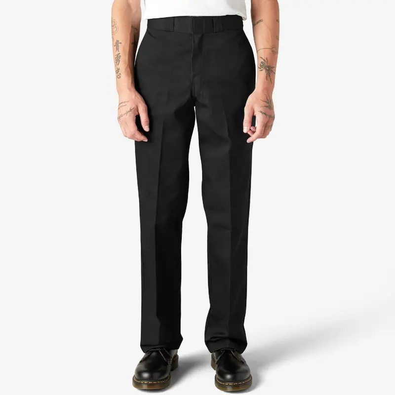Classic Regular Fit Casual Work Pants For Men