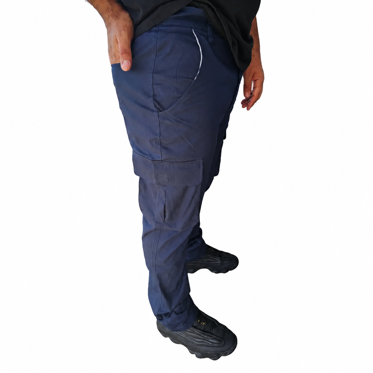 Pack of 3 Flex Stretch Multi Pocket Cargo Pants for Men