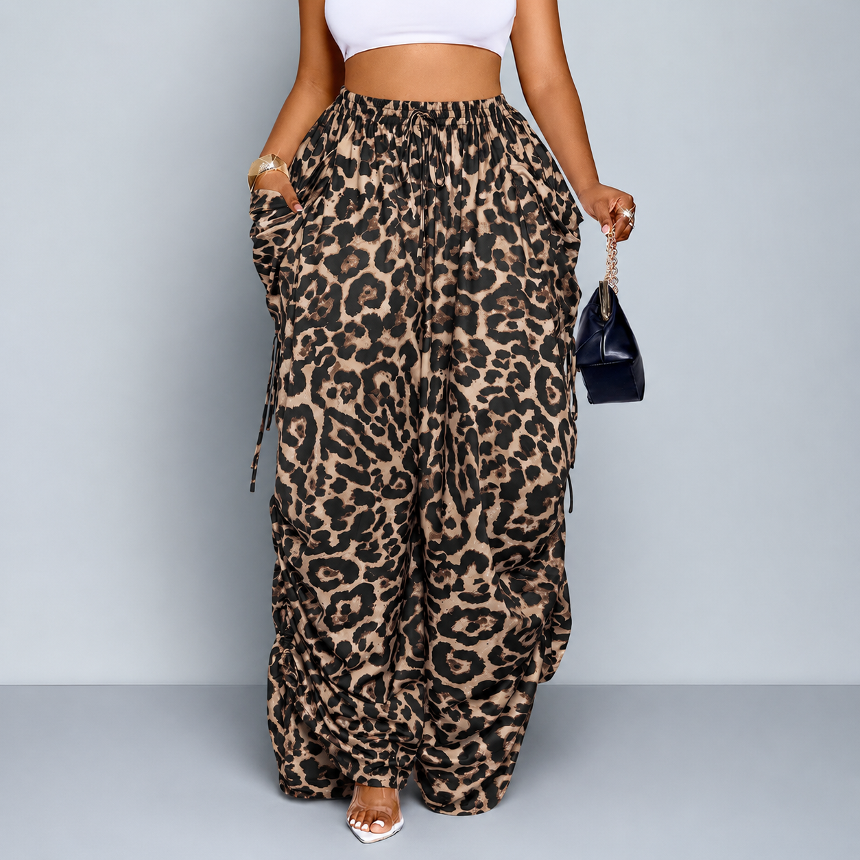 Casual Loose Fit Wide Pants For Women Everyday Wear