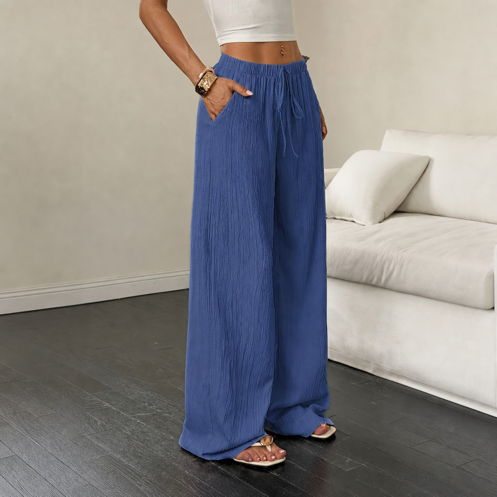 Casual Versatile Wide Length Pants For Women